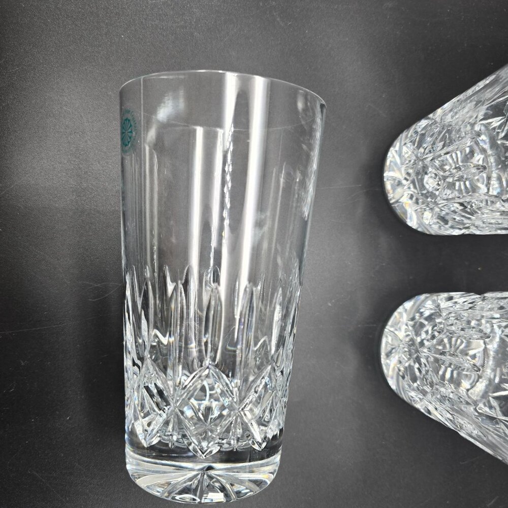 Galway Irish Crystal Baldmore Crystal Highball & Whiskey Glasses Set Of 4 DH1300 - Picture 14 of 15